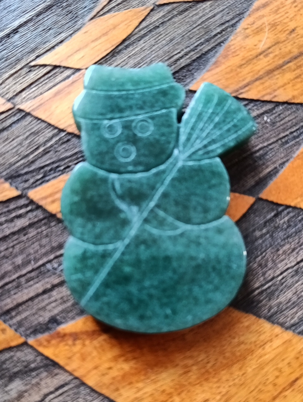 Green Aventurine Snowman Crystal